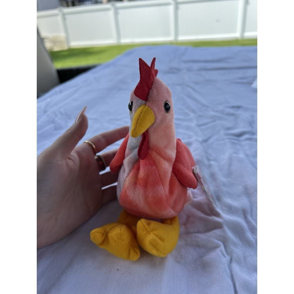 Ty Beanie Babies Strut the Rooster March 8, 1996, MWMT